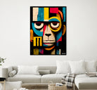 Abstract Art Monkey by Ramon Souza on GIANT ART - black digital painting