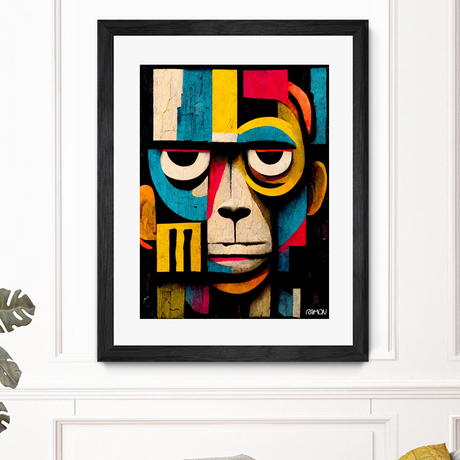 Abstract Art Monkey by Ramon Souza on GIANT ART - black digital painting