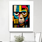 Abstract Art Monkey by Ramon Souza on GIANT ART - black digital painting