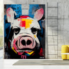 White Pig by Ramon Souza on GIANT ART - white digital painting