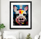 White Pig by Ramon Souza on GIANT ART - white digital painting