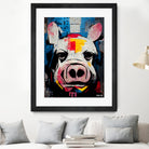 White Pig by Ramon Souza on GIANT ART - white digital painting