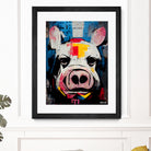 White Pig by Ramon Souza on GIANT ART - white digital painting