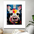 White Pig by Ramon Souza on GIANT ART - white digital painting