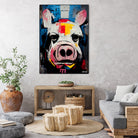 White Pig by Ramon Souza on GIANT ART - white digital painting