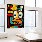 Alfred The Duck by Ramon Souza on GIANT ART - black digital painting