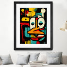 Alfred The Duck by Ramon Souza on GIANT ART - black digital painting