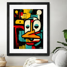 Alfred The Duck by Ramon Souza on GIANT ART - black digital painting