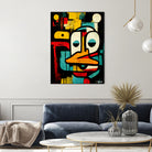 Alfred The Duck by Ramon Souza on GIANT ART - black digital painting