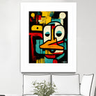 Alfred The Duck by Ramon Souza on GIANT ART - black digital painting