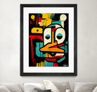 Alfred The Duck by Ramon Souza on GIANT ART - black digital painting