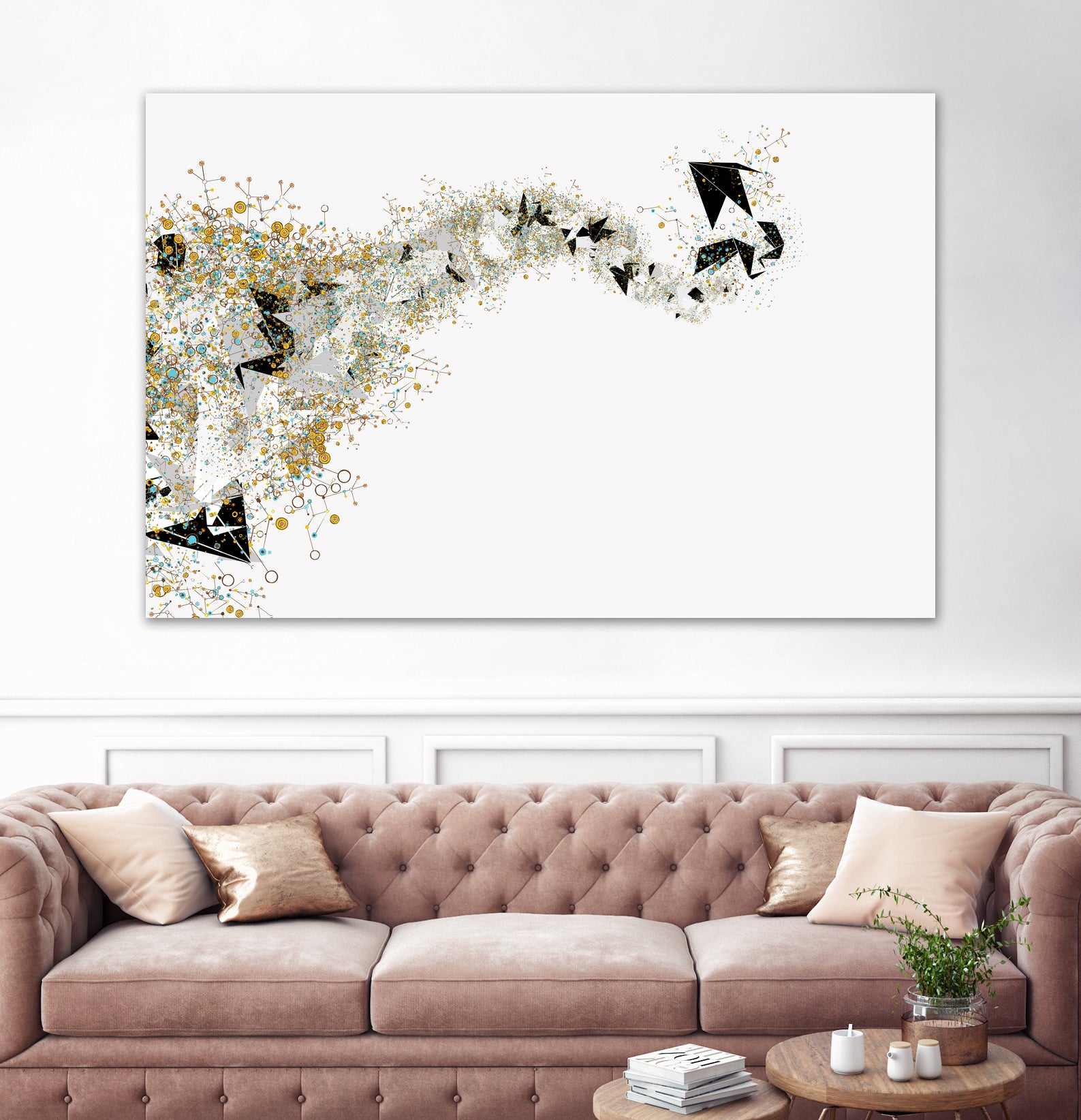 Origami Stream by Scott Oppenheim on GIANT ART - white digital painting