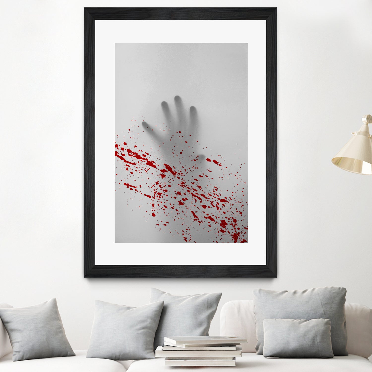 Hand and Blood by Luca Cremasco on GIANT ART - gray photo manipulation