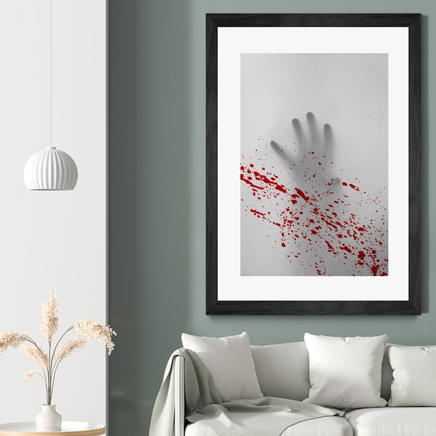 Hand and Blood by Luca Cremasco on GIANT ART - gray photo manipulation