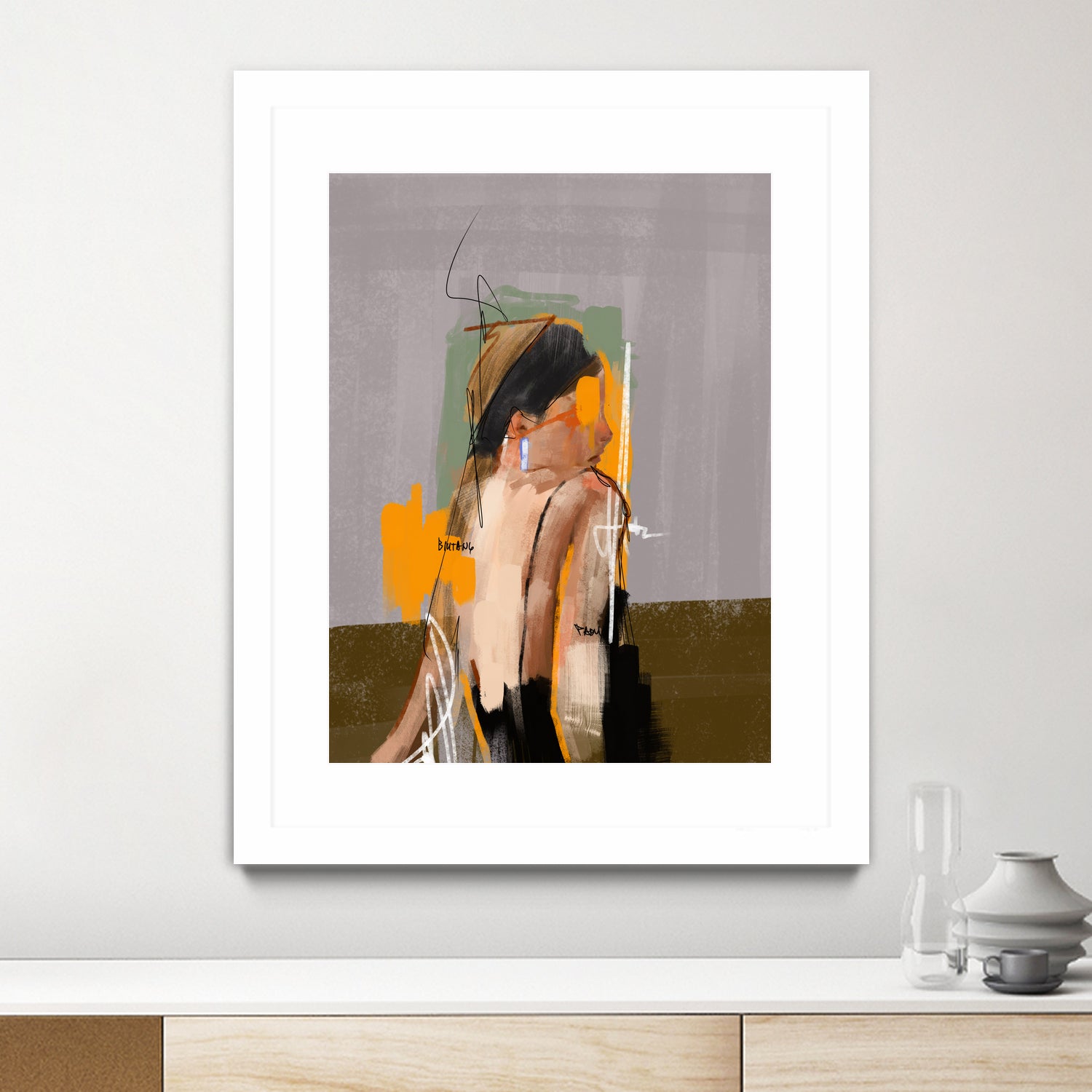 WONDERER by Bintang Padu on GIANT ART - gray digital painting