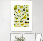 warbler window yellow by Scott Partridge on GIANT ART - vector illustration