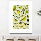 warbler window yellow by Scott Partridge on GIANT ART - vector illustration