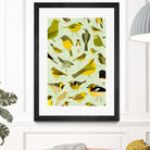 warbler window yellow by Scott Partridge on GIANT ART - vector illustration