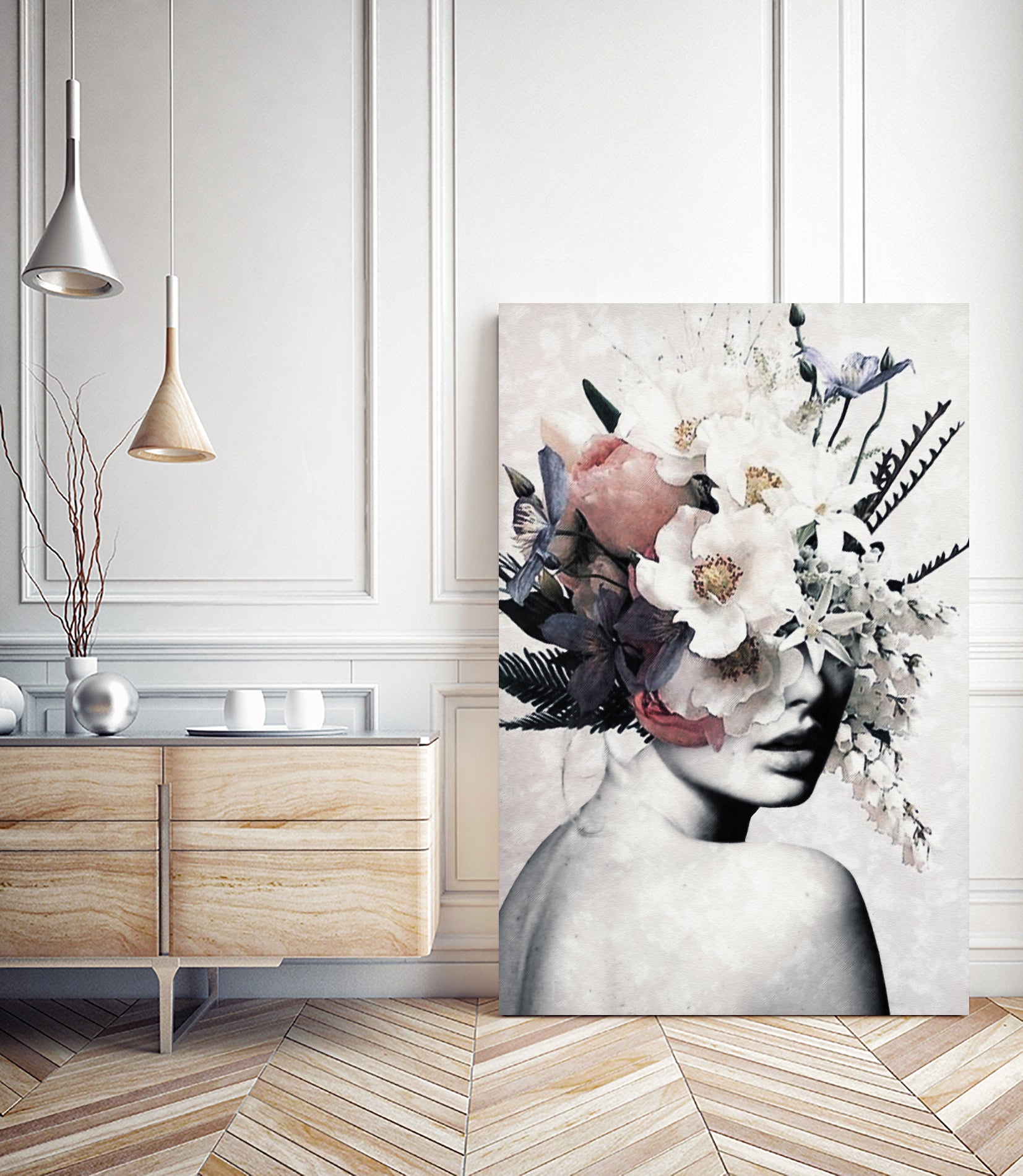 Flowers are always a good idea by Menelaos Trompoukis on GIANT ART - gray digital painting