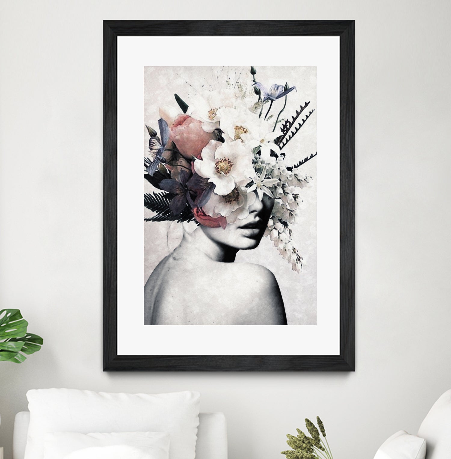 Flowers are always a good idea by Menelaos Trompoukis on GIANT ART - gray digital painting