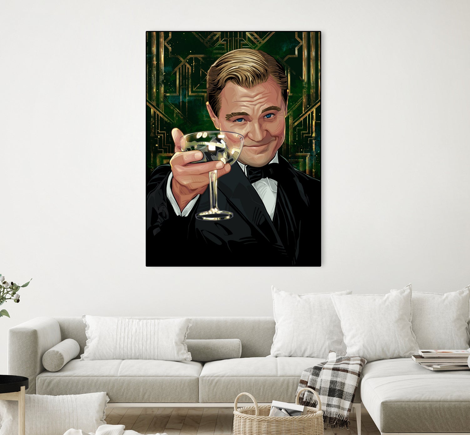 The Great Gatsby by Nikita Abakumov on GIANT ART - green digital painting