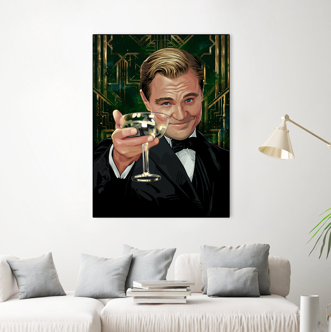 The Great Gatsby by Nikita Abakumov on GIANT ART - green digital painting