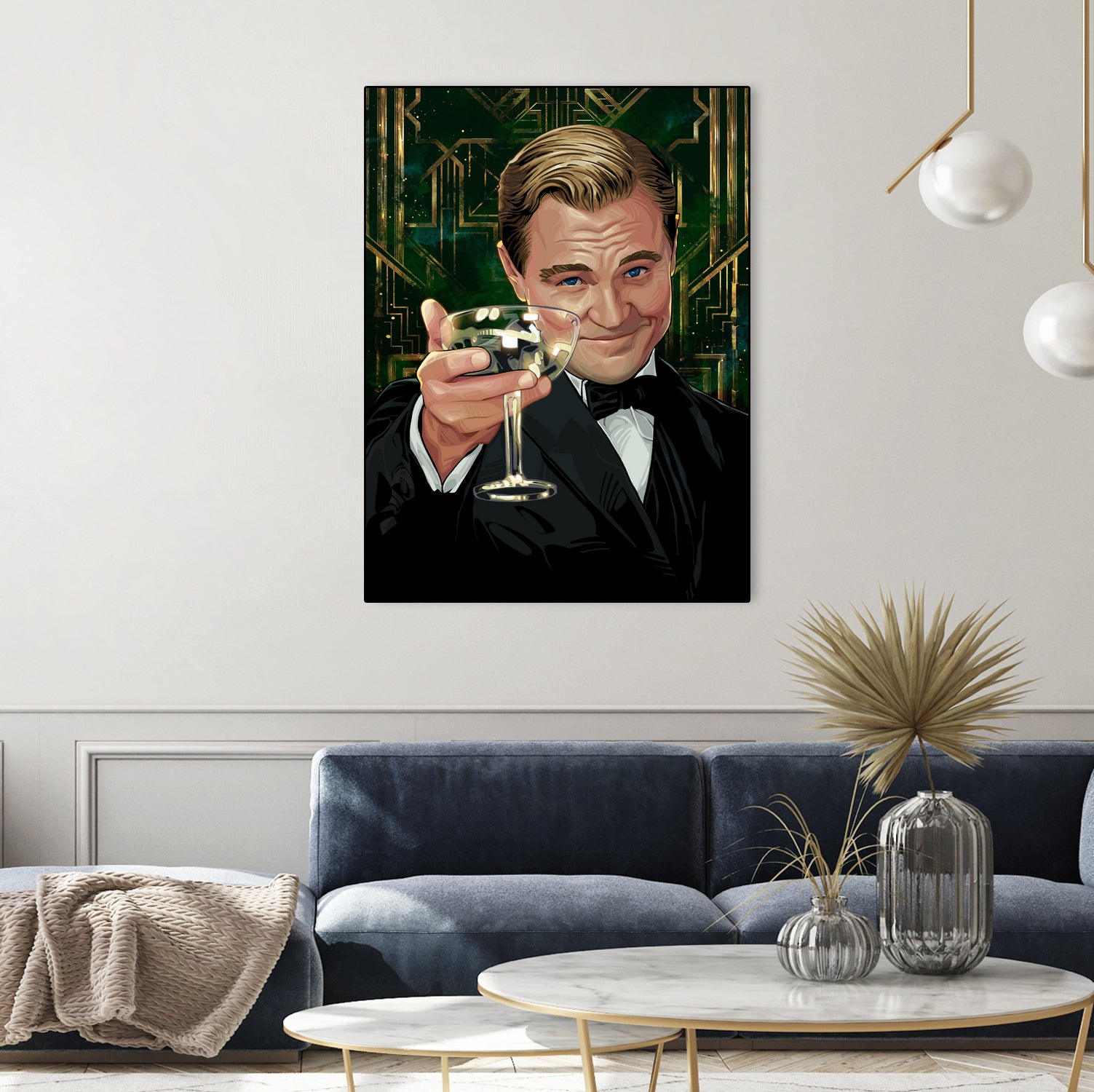 The Great Gatsby by Nikita Abakumov on GIANT ART - green digital painting