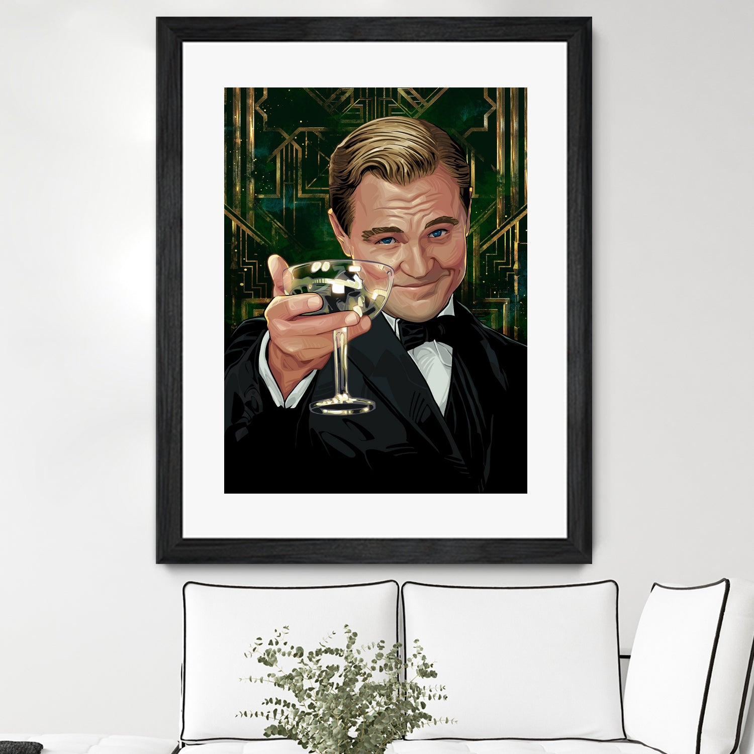 The Great Gatsby by Nikita Abakumov on GIANT ART - green digital painting