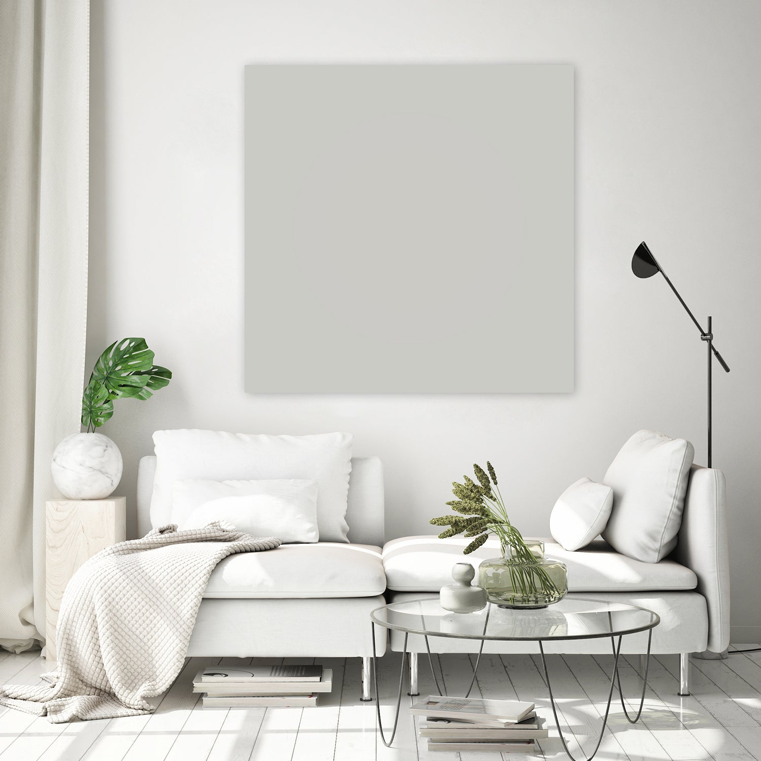 Italian Plaster Radial Gradient #6 | Beautiful Gradients by Alexander Tonetti on GIANT ART - gray digital painting