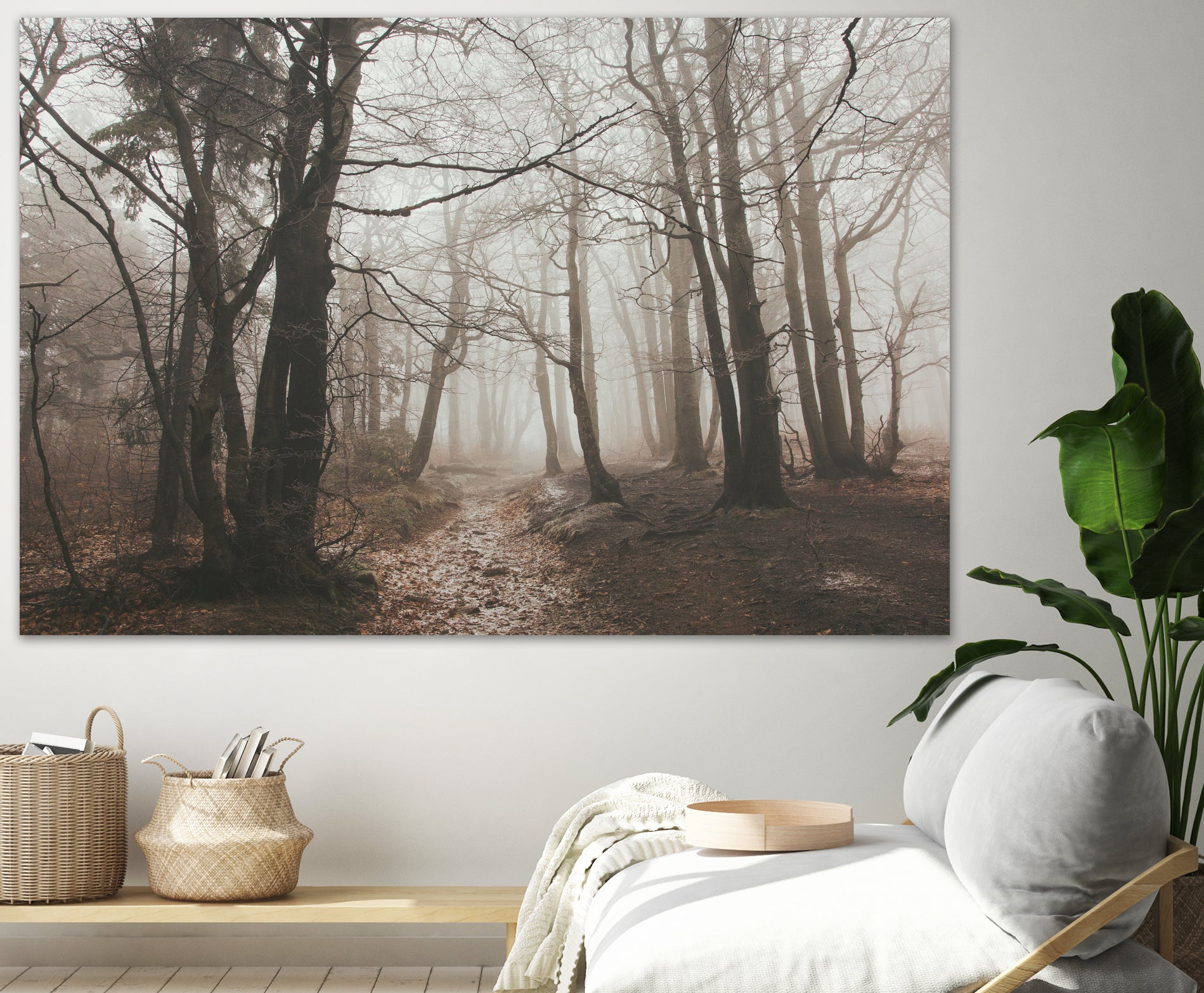 Spooky Forest by Dominika Aniola on GIANT ART - brown photo illustration