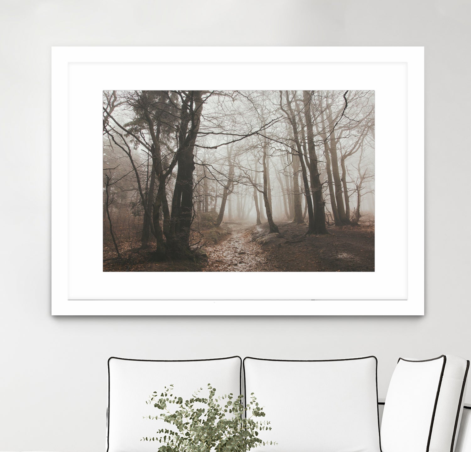 Spooky Forest by Dominika Aniola on GIANT ART - brown photo illustration