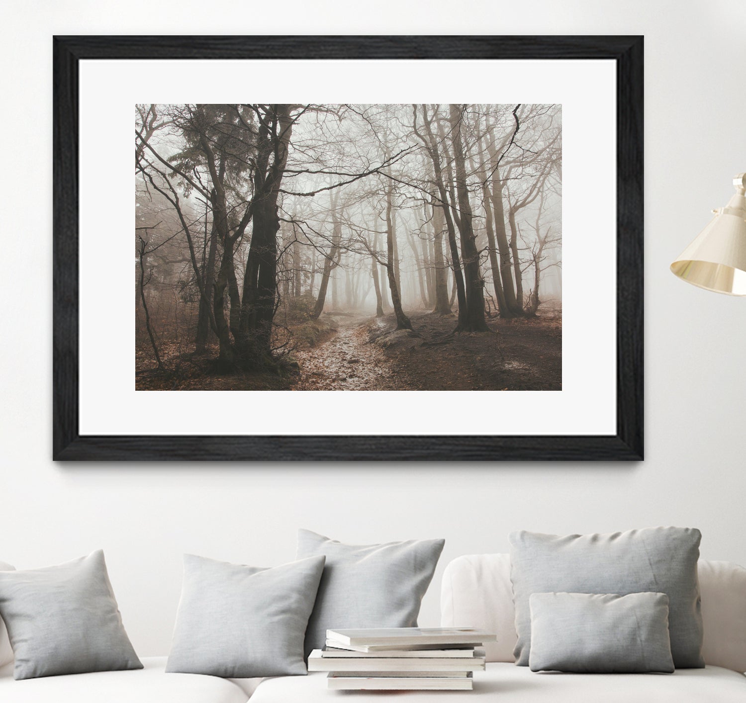 Spooky Forest by Dominika Aniola on GIANT ART - brown photo illustration