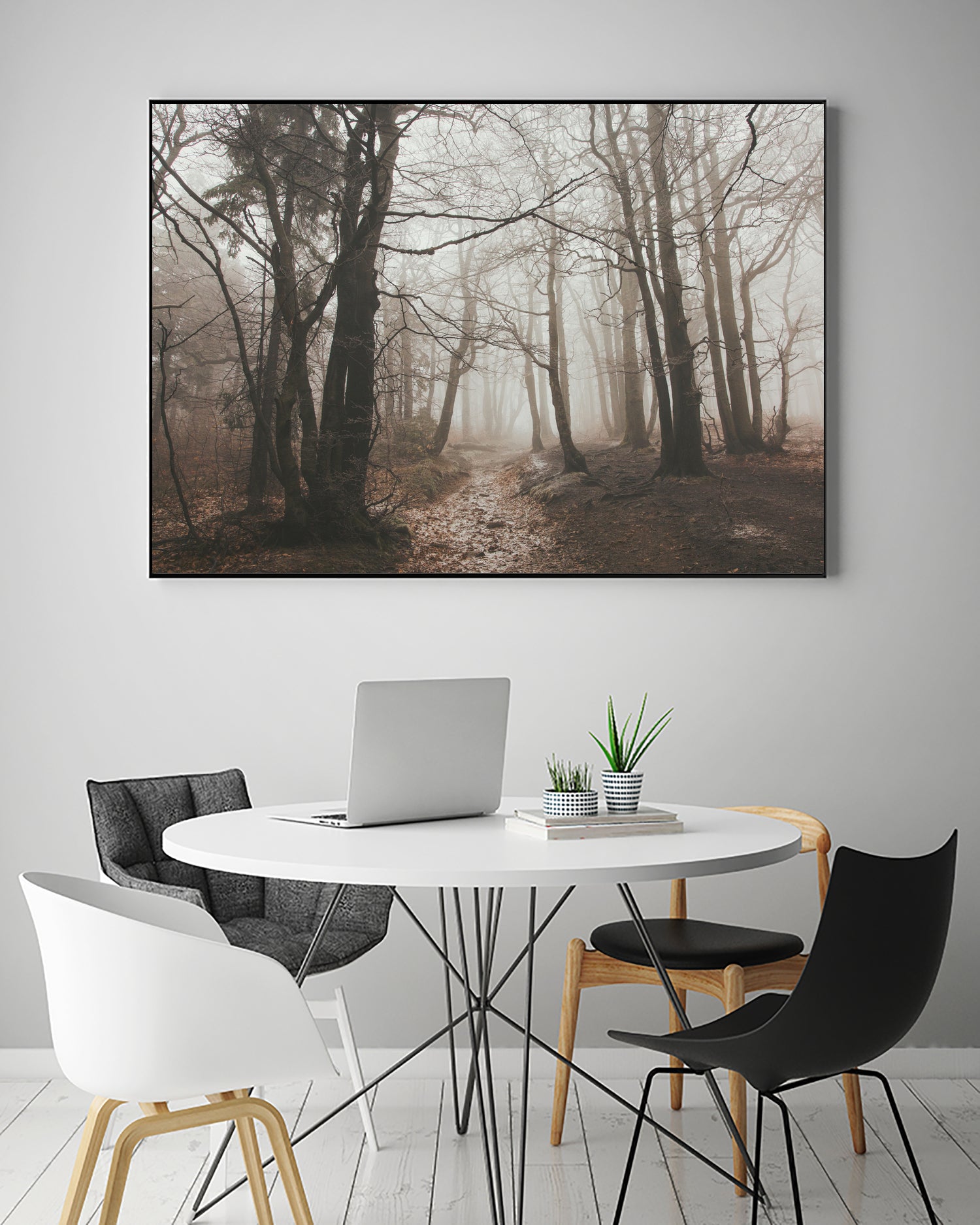 Spooky Forest by Dominika Aniola on GIANT ART - brown photo illustration