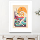 Surf Before Christmas by Victor Vercesi on GIANT ART - yellow digital drawing