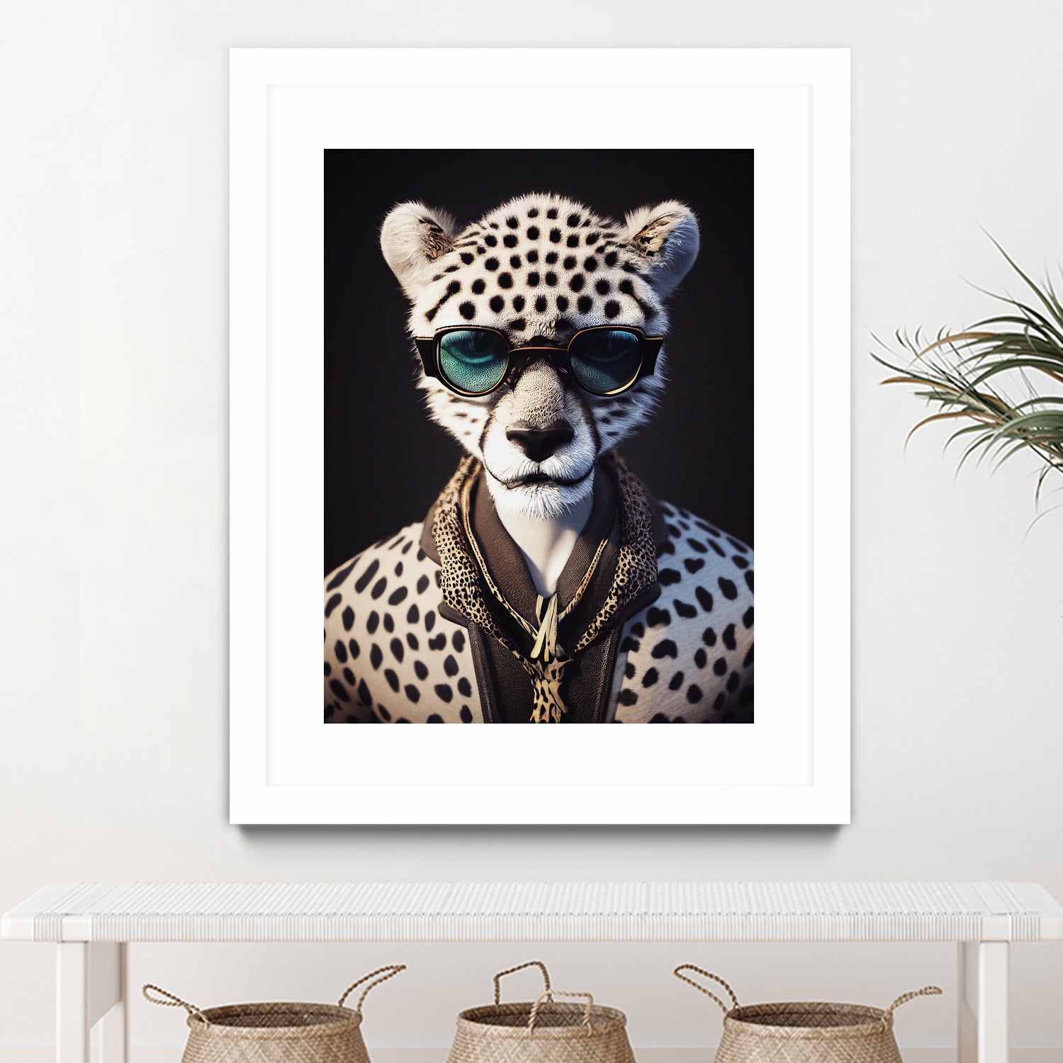 a nursery animal pop art illustration of Cheetah by M Maisur Amin on GIANT ART - black character design