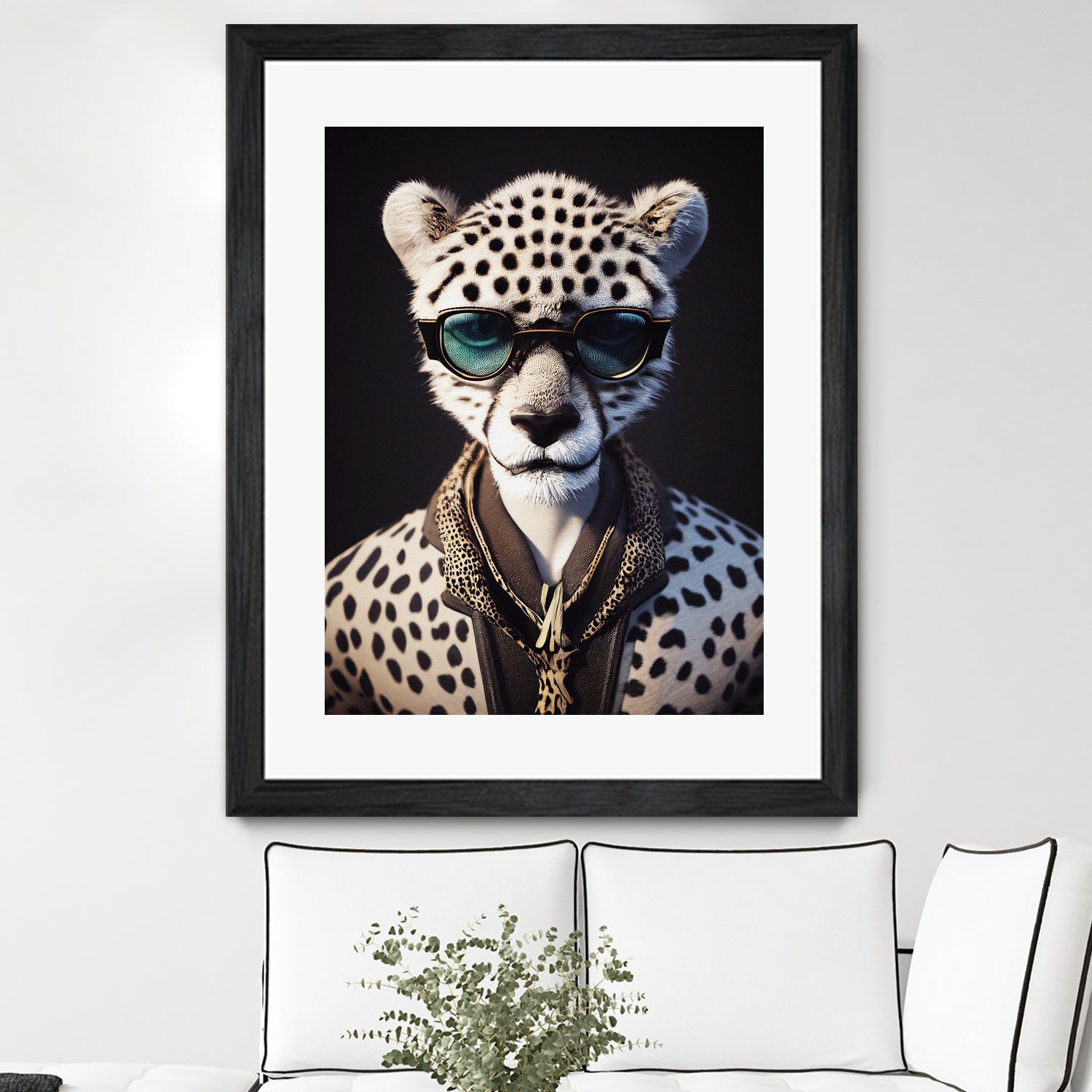 a nursery animal pop art illustration of Cheetah by M Maisur Amin on GIANT ART - black character design