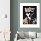 a nursery animal pop art illustration of Cheetah by M Maisur Amin on GIANT ART - black character design