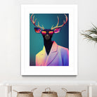 retro deer by M Maisur Amin on GIANT ART - black digital painting