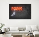 Park by Octavian Mihai Mielu on GIANT ART - red digital drawing