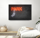 Park by Octavian Mihai Mielu on GIANT ART - red digital drawing