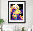 hatake kakashi wpap pop art by trends shop on GIANT ART - black character design