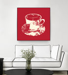 Tea Time by Tobias Fonseca on GIANT ART - red digital drawing