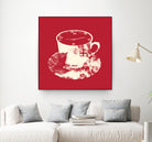 Tea Time by Tobias Fonseca on GIANT ART - red digital drawing