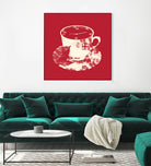 Tea Time by Tobias Fonseca on GIANT ART - red digital drawing