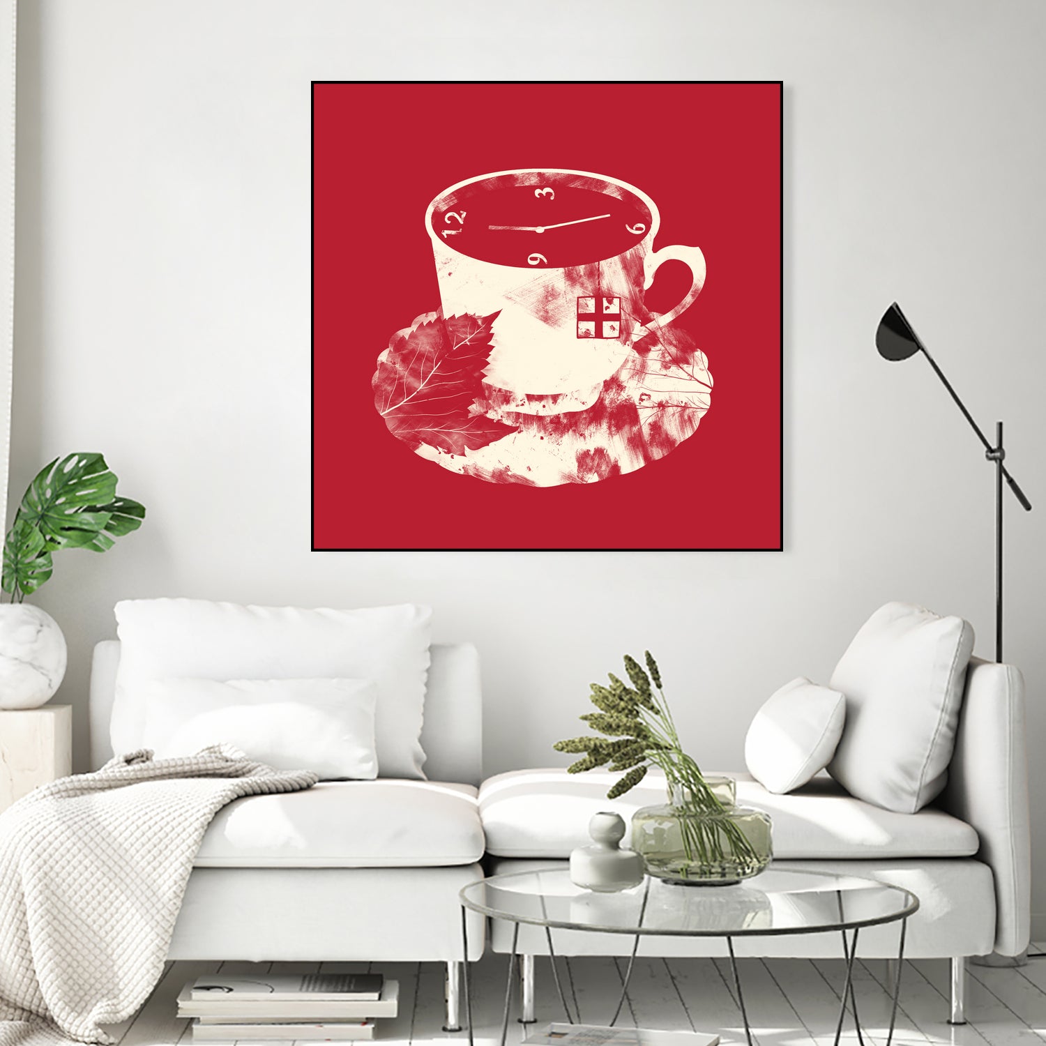 Tea Time by Tobias Fonseca on GIANT ART - red digital drawing