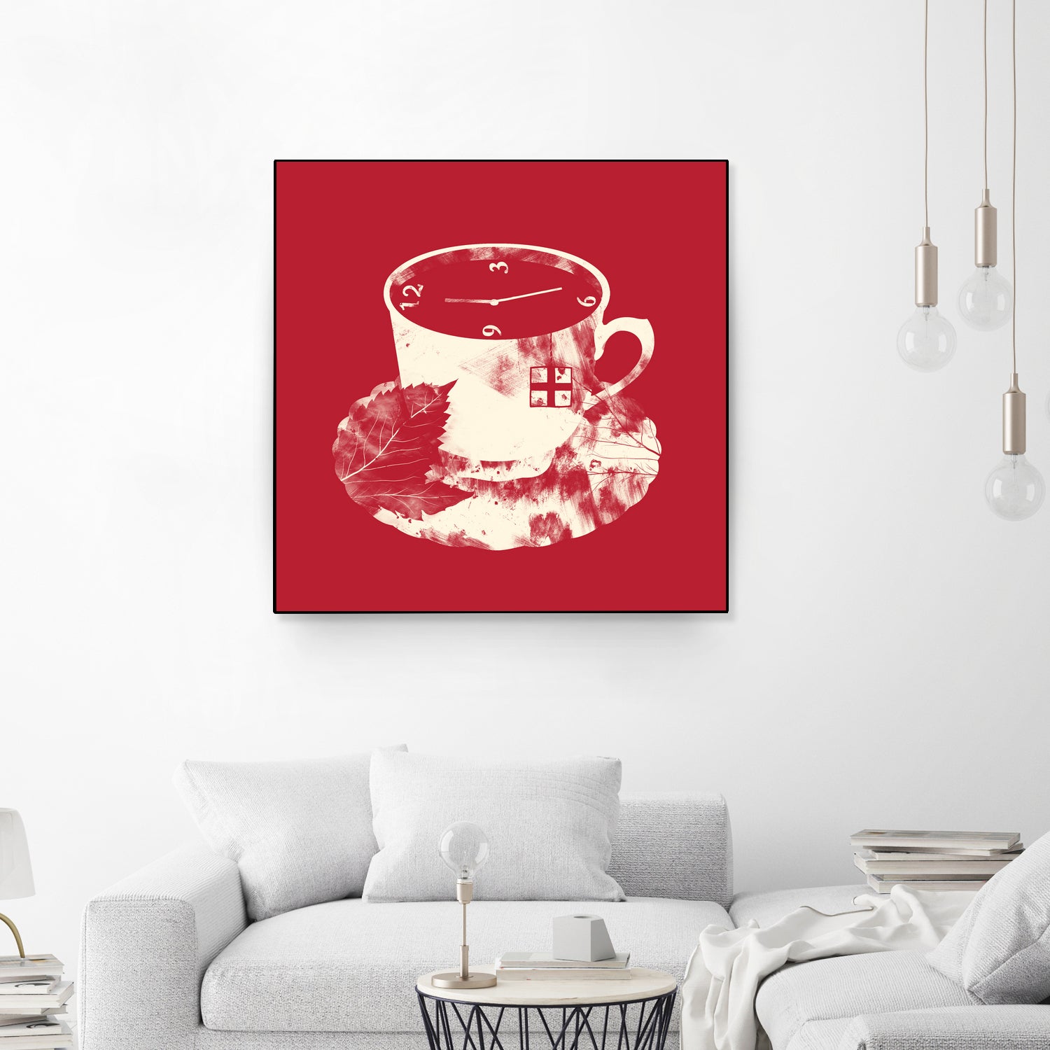 Tea Time by Tobias Fonseca on GIANT ART - red digital drawing