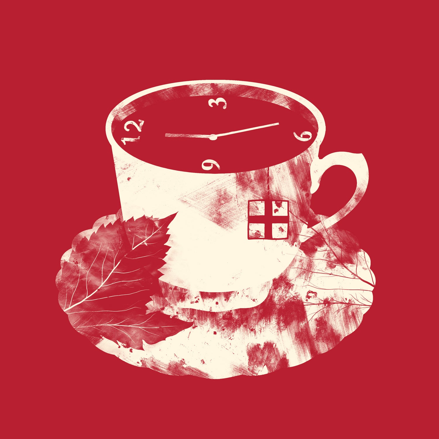 Tea Time by Tobias Fonseca on GIANT ART - red digital drawing