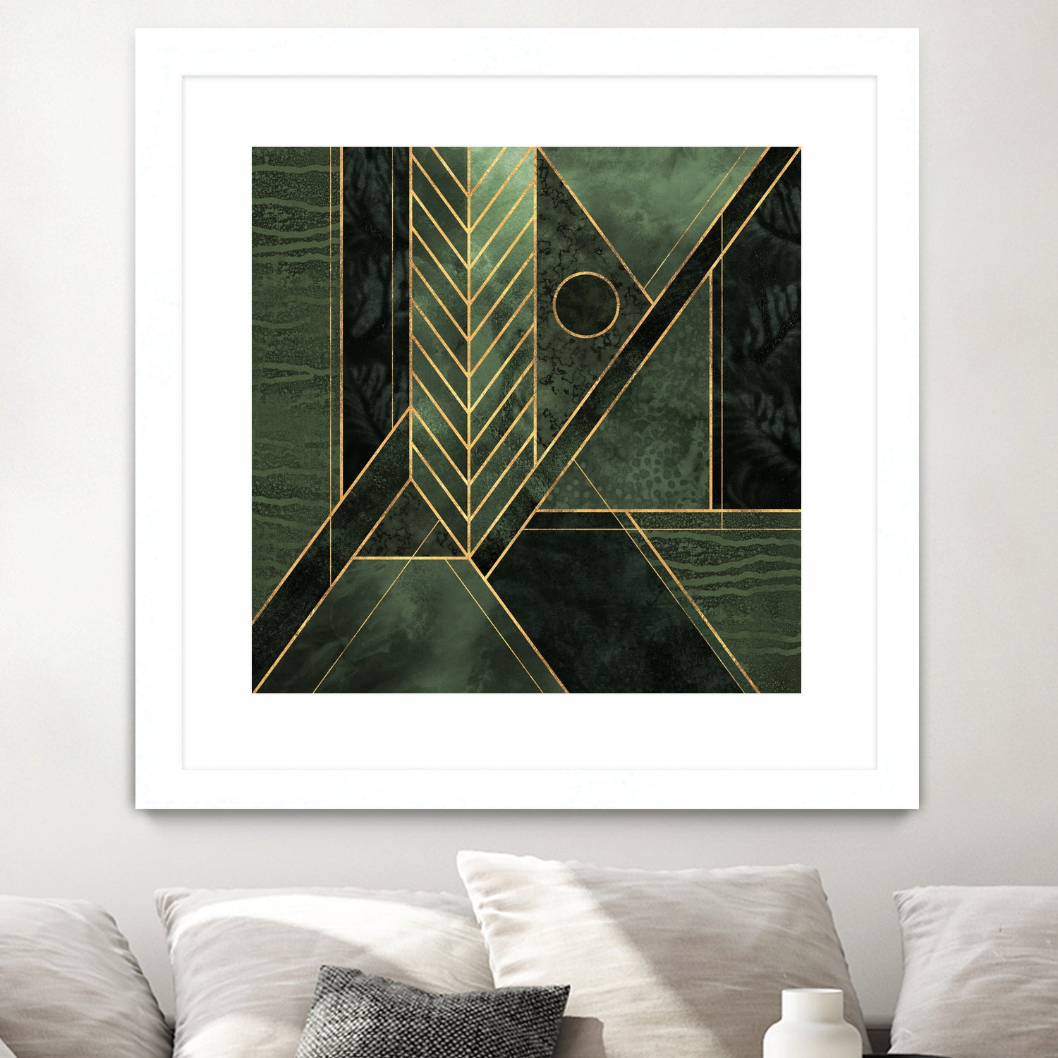 Modern Wild 2 by Elisabeth Fredriksson on GIANT ART - green digital painting