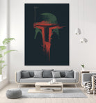 Bounty Hunter by Victor Vercesi on GIANT ART - red digital drawing