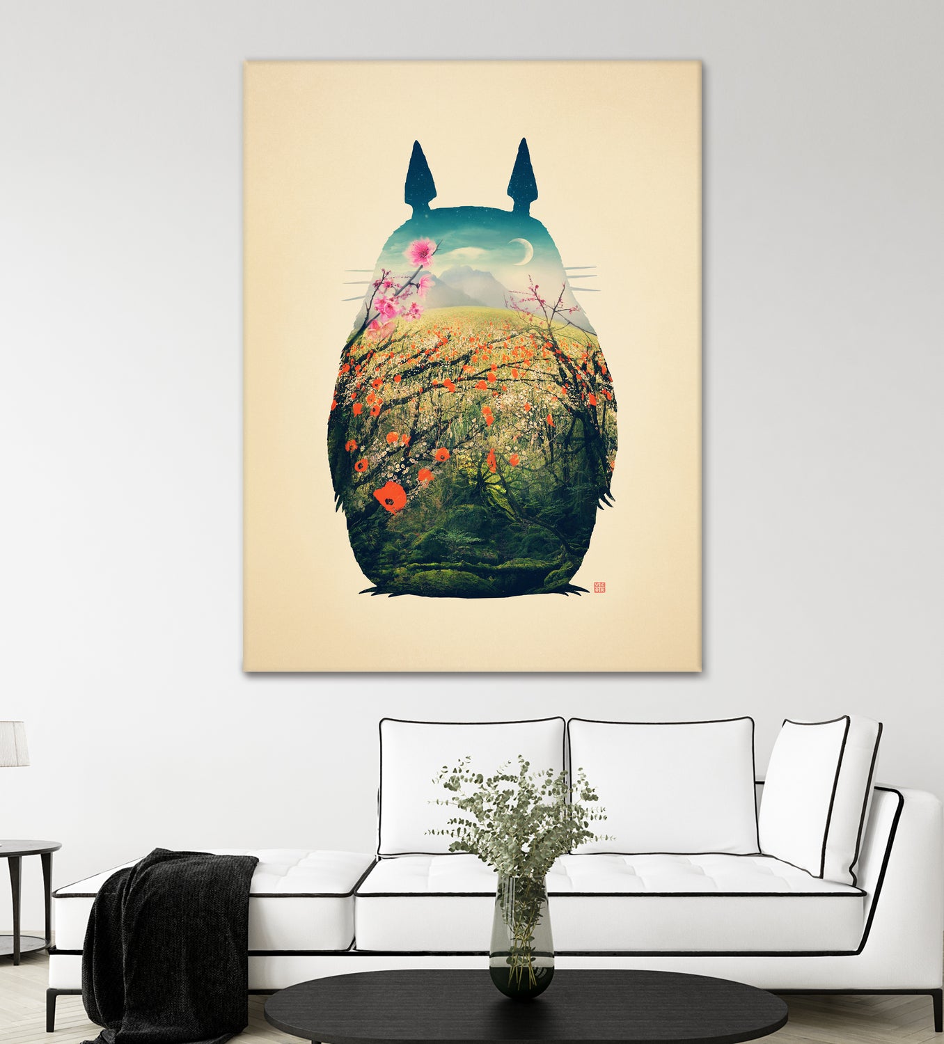 Tonari No Totoro by Victor Vercesi on GIANT ART - digital painting